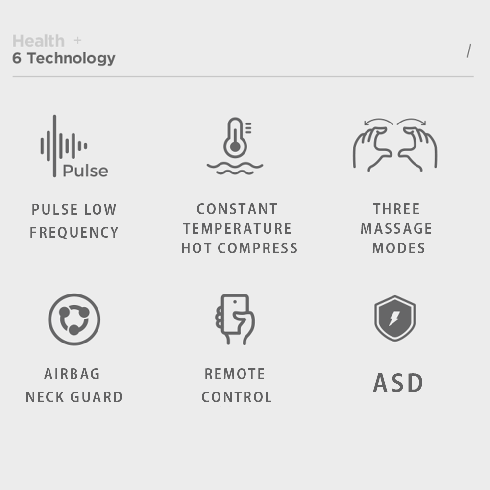 Intelligente Nackenentspannung, überall und mühelos