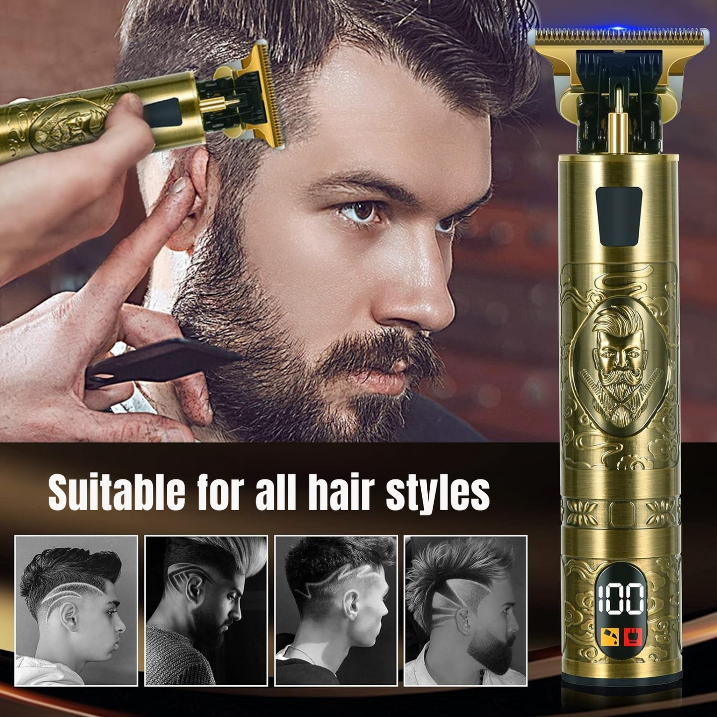 Tondeuse de précision avec écran digital intégré