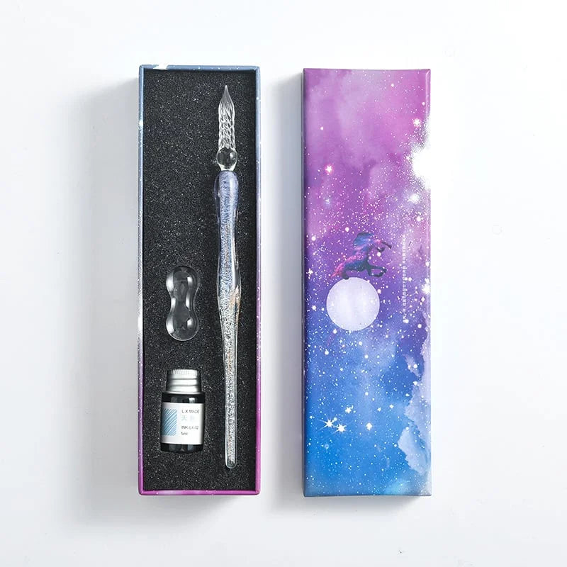 Schrijf met elegantie dankzij de in glas gedoopte pen