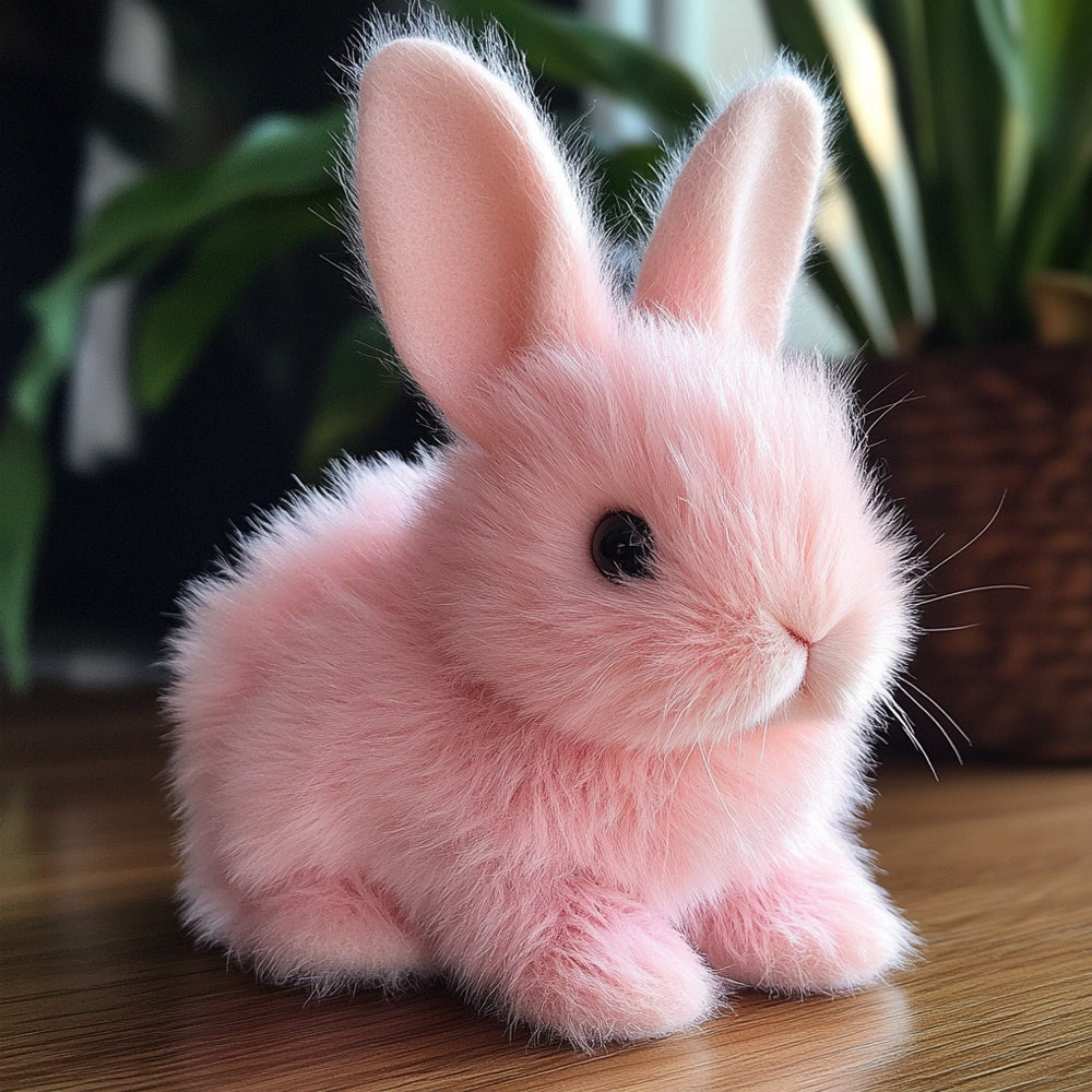 Ultra-soft rabbit plush, the perfect cuddly companion