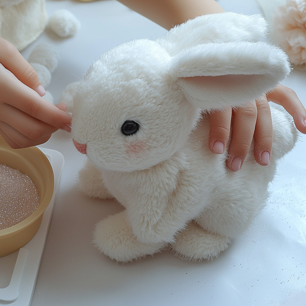 Ultra-soft rabbit plush, the perfect cuddly companion