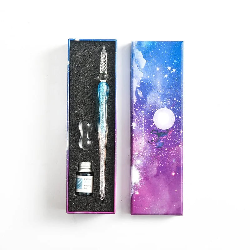 Schrijf met elegantie dankzij de in glas gedoopte pen
