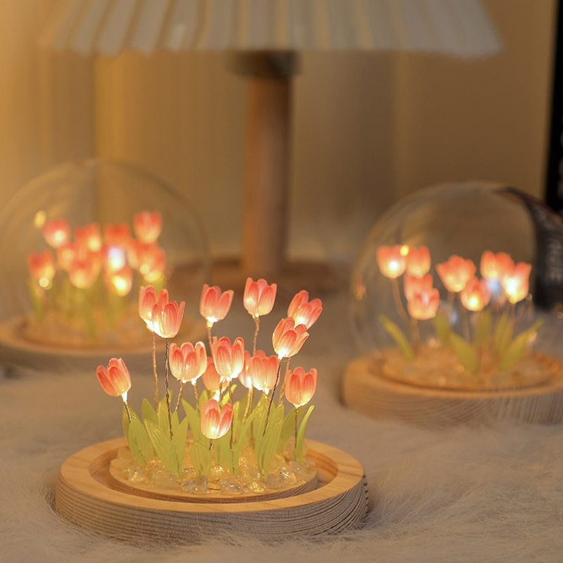 Lampe DIY tulipe à monter – Douce lumière florale
