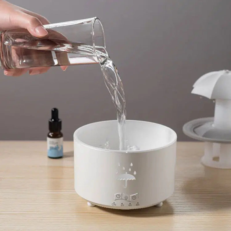 Aromadiffuser - Beroligende luftfugter i paraplystil