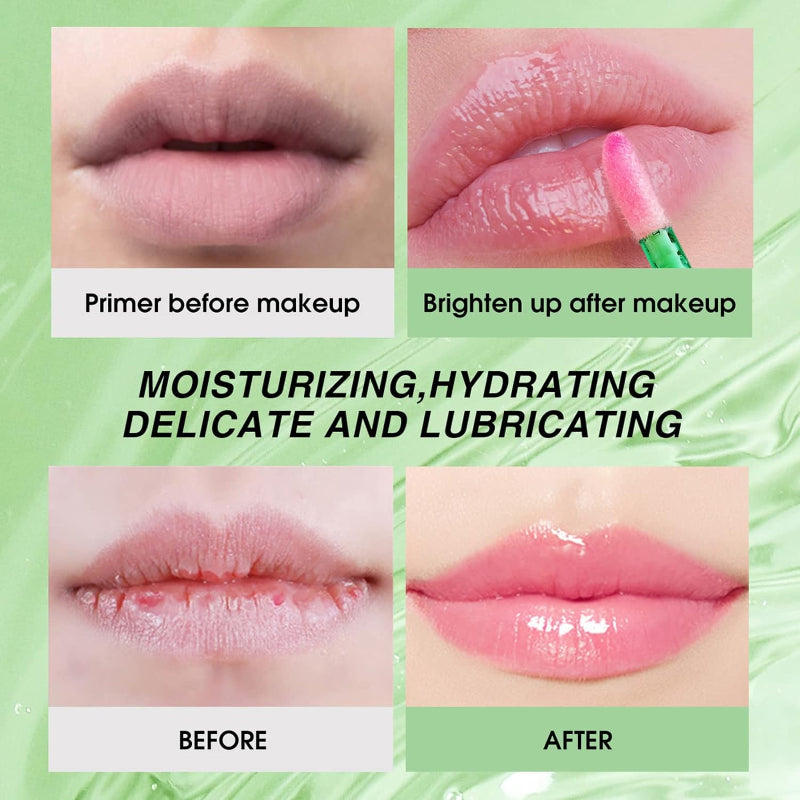 Fulle og glitrende lepper med ett enkelt drag