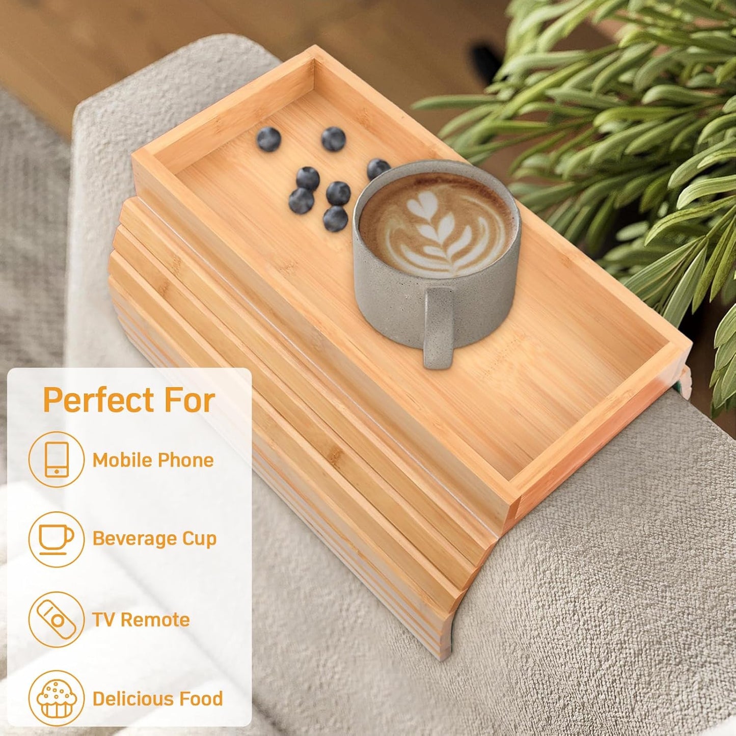 Tieni tutto a portata di mano senza lasciare il tuo divano