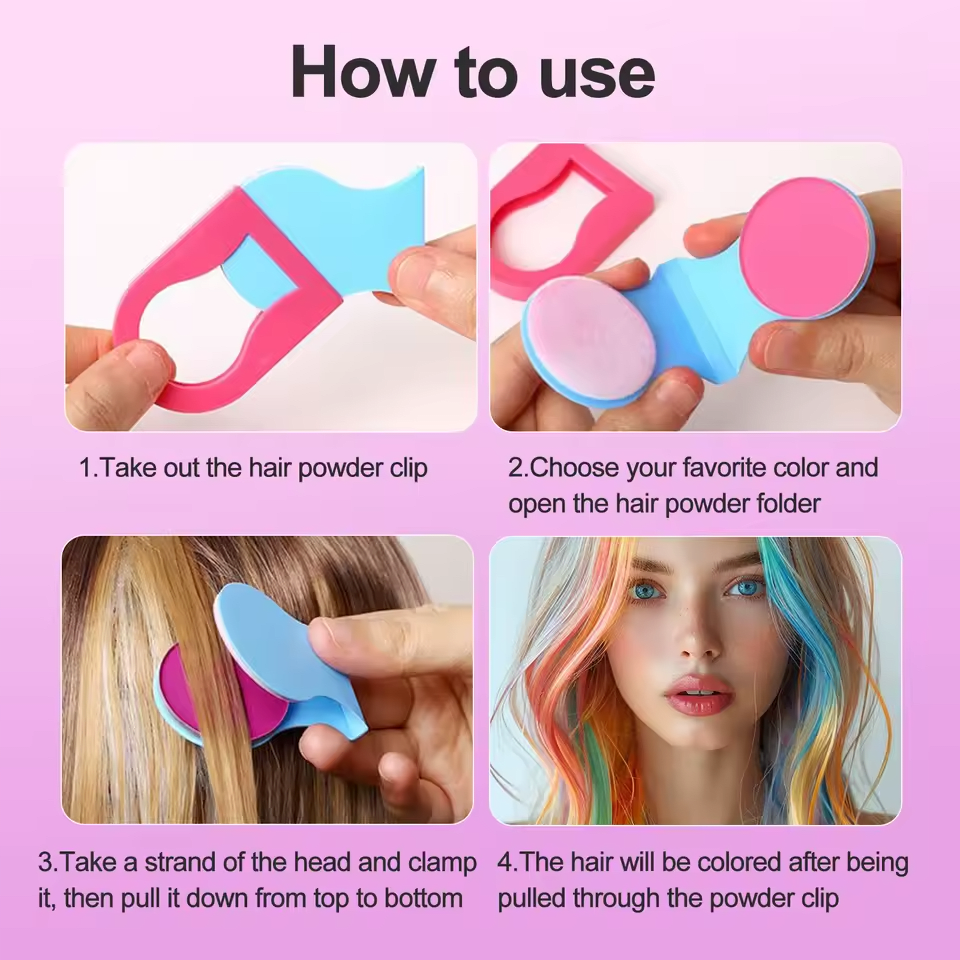Colorazione dei capelli divertente e temporanea in 5 secondi