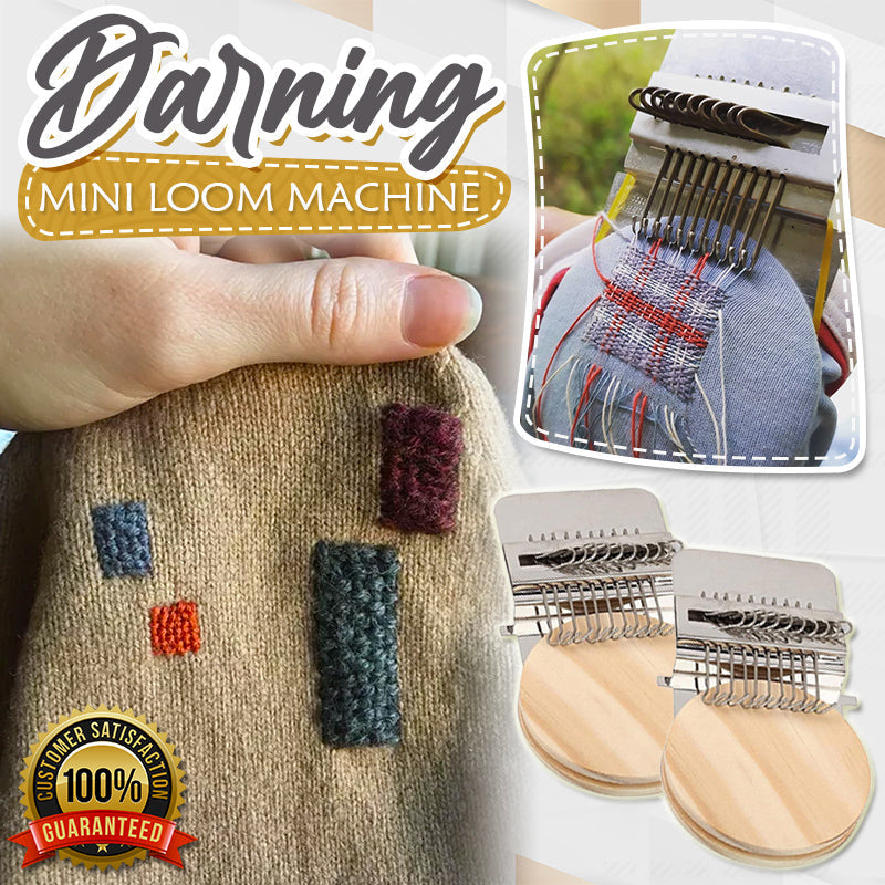 תקנו את הבגדים שלכם במהירות עם מכונת ה weaving המיני הזו