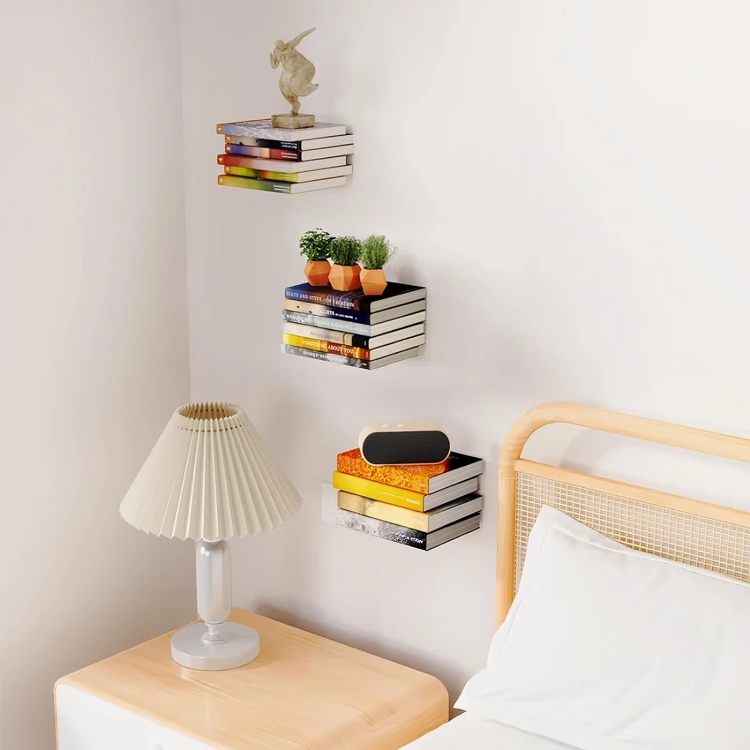 Toon je boeken als bij toverslag met deze onzichtbare plank