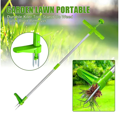 Ruohonleikkuri rikkaruohojen poistamiseen teräksestä