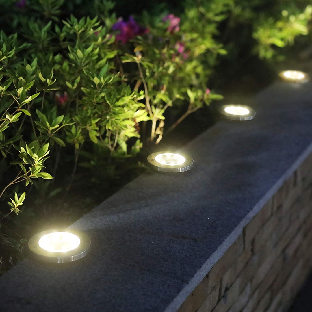 Decoratieve zonne-lamp voor buitenpaden (x4) 