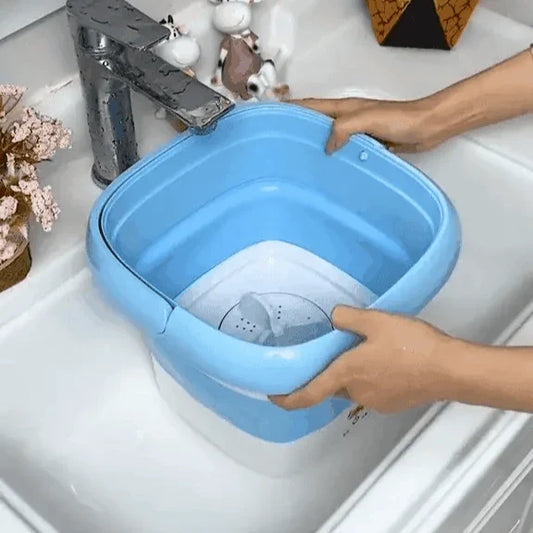 Mini tvättmaskin portabel: snabb tvätt och torkning