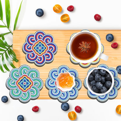 DIY coasters med rhinsten 