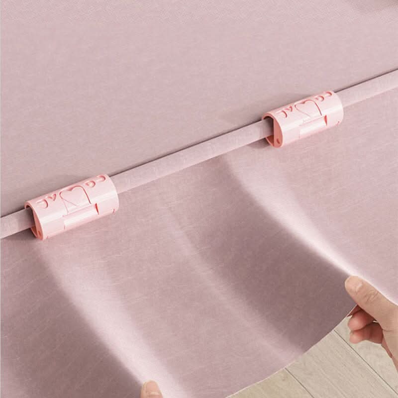 Dekorative Clips für straff und gut befestigte Spannbettlaken (x12) 