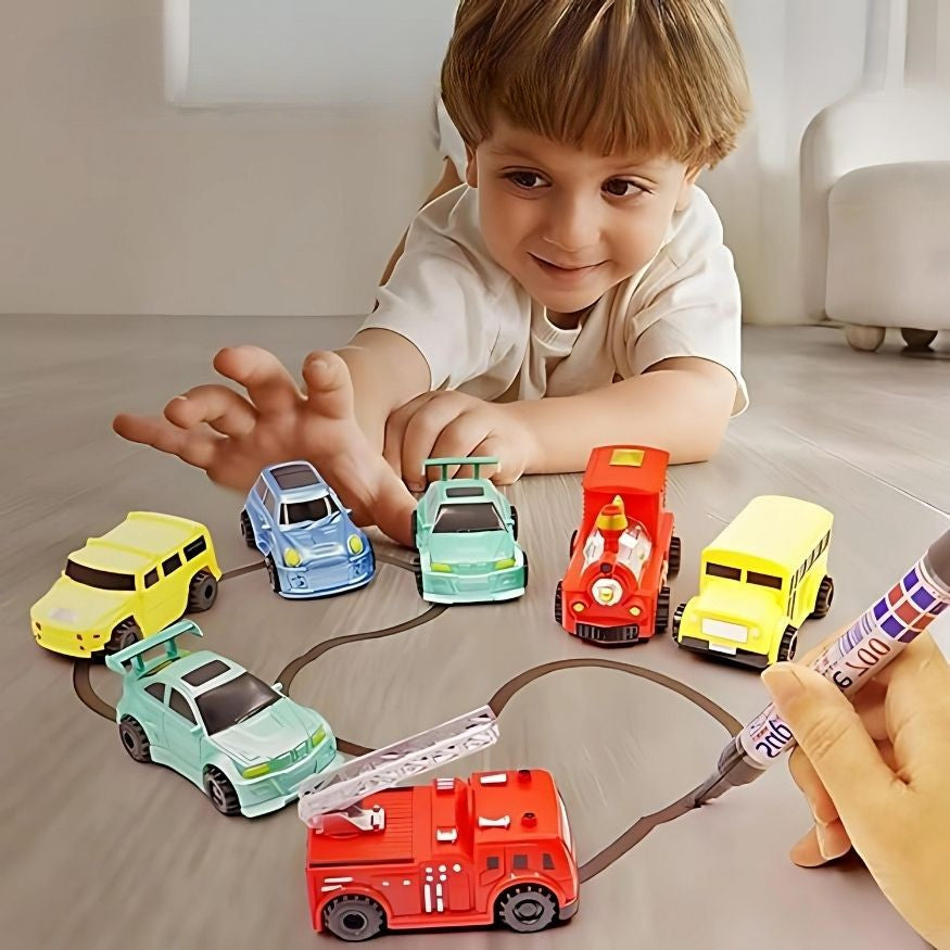 Magické auto, ktoré sleduje vaše kresby ako mávnutím čarovného prútika 