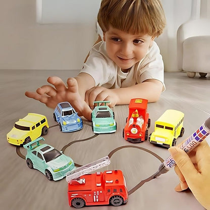 Magické auto, ktoré sleduje vaše kresby ako mávnutím čarovného prútika 