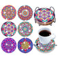 DIY coasters med rhinsten 