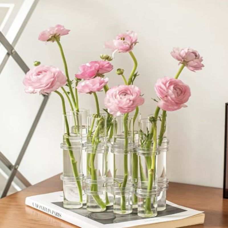 Elegante modulare Vase für kreative Blumenarrangements 