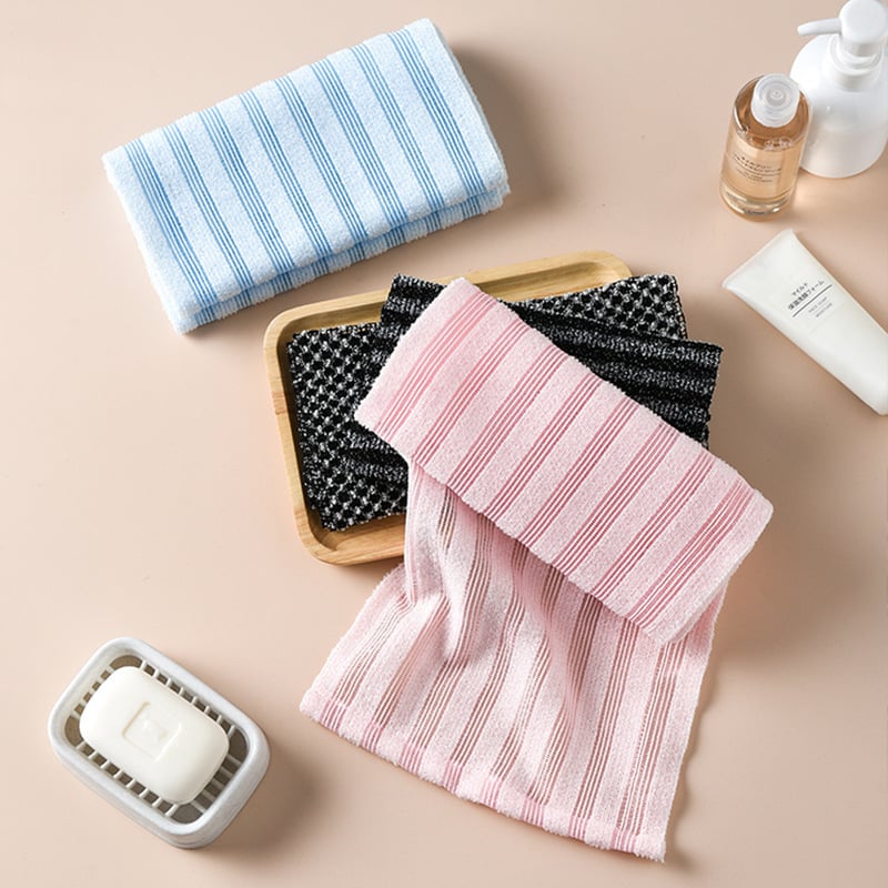 Zachte exfoliërende handdoek – Een gladde huid in één beweging 