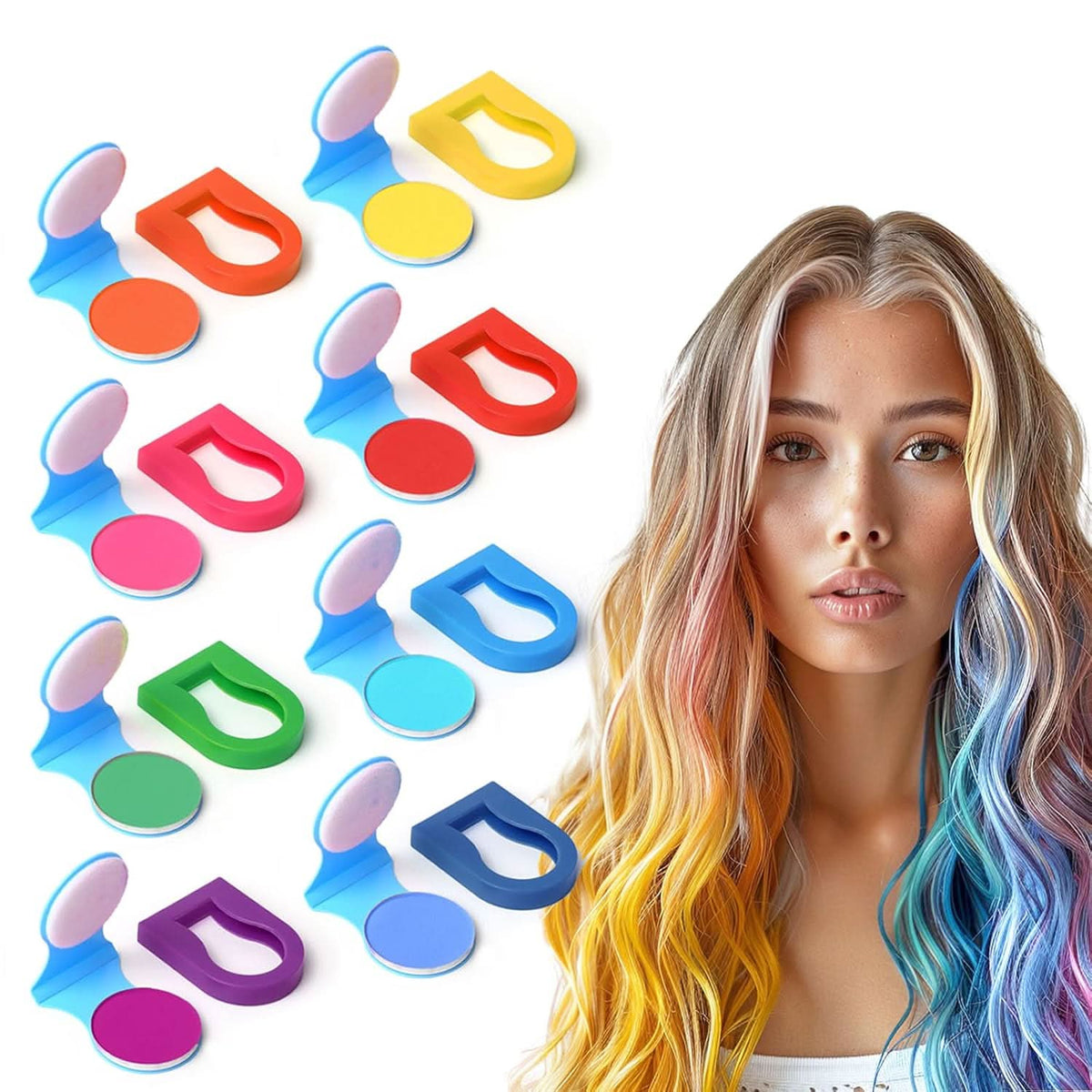 Colorazione dei capelli divertente e temporanea in 5 secondi 