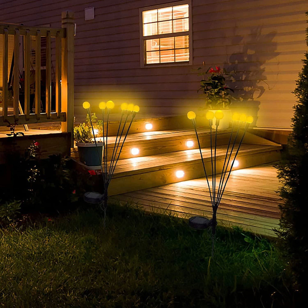 Gartenlampen mit Glühwürmchen 