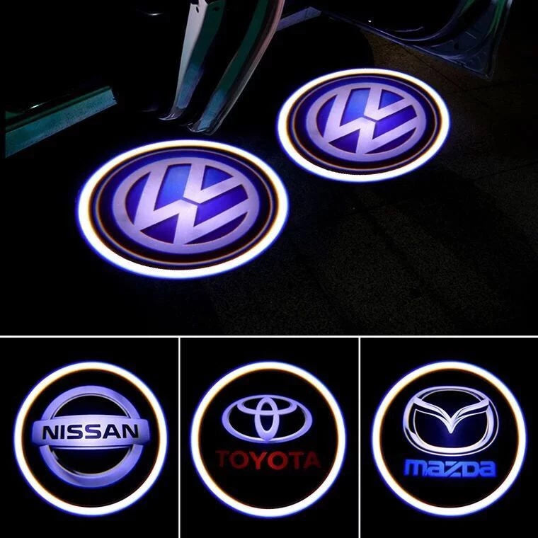 Éclairez votre logo de voiture à chaque ouverture de porte (x2)