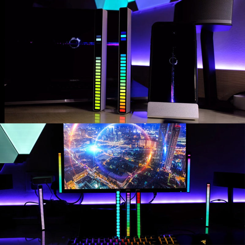 Podświetlana listwa LED - RGB reagująca na dźwięk 