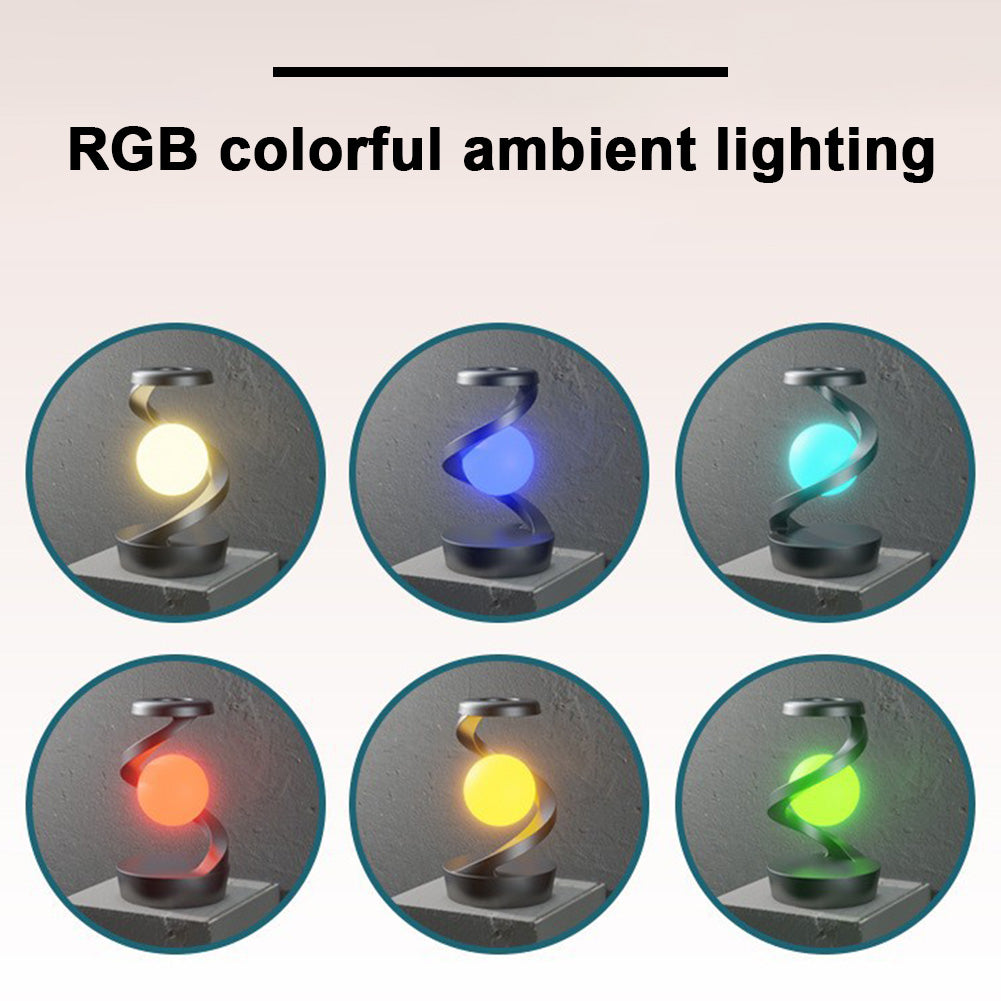 Designová LED lampa s integrovanou bezdrátovou nabíječkou 