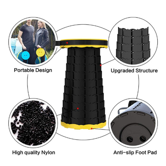 Tabouret pliable – Assise instantanée partout