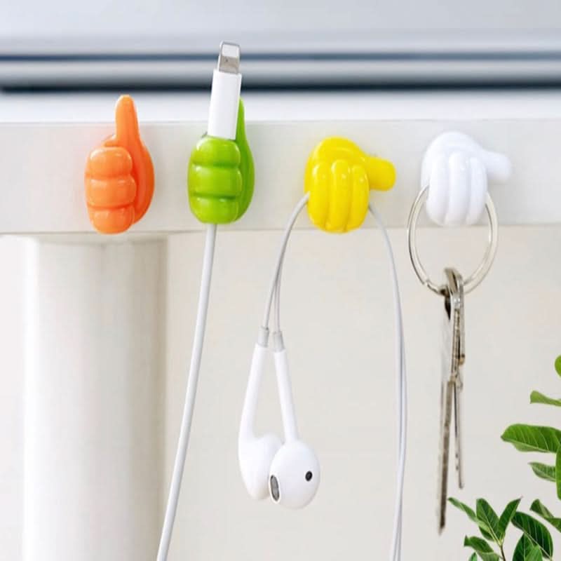 Clever Haken für Kabel, Bürsten, Kopfhörer und mehr (x10) 