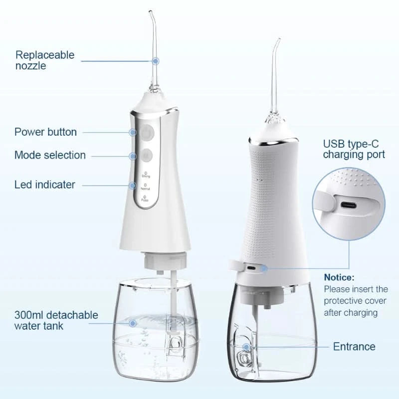 Hydropulse ricaricabile per cure dentali 