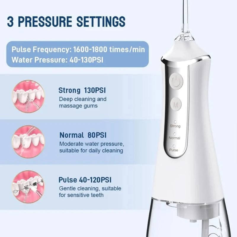 Hydropulse ricaricabile per cure dentali 