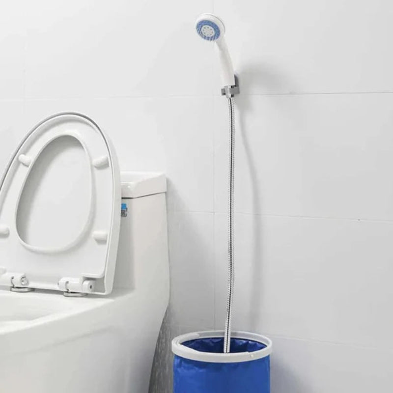 Tragbare Dusche - Um überall sauber zu bleiben 
