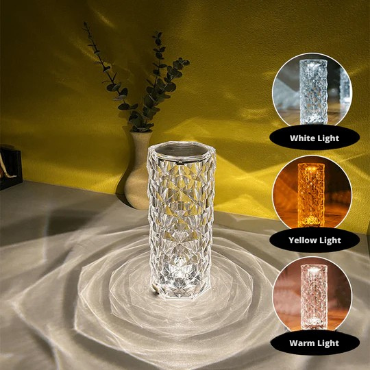 CrystalMax™ - Lampa stołowa LED z efektem kryształu 