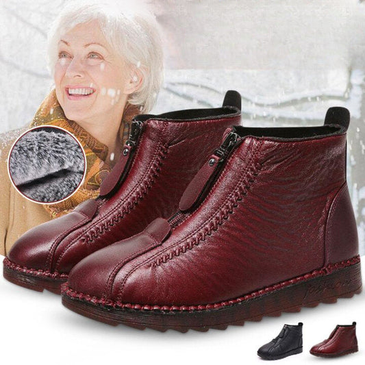 Botas antideslizantes em couro sintético: elegância e segurança no dia a dia 