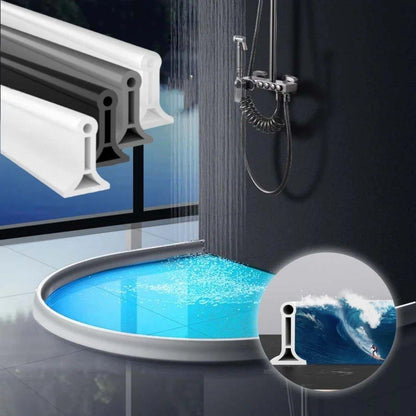 Barrera de retención de agua flexible para ducha – Instalación fácil 