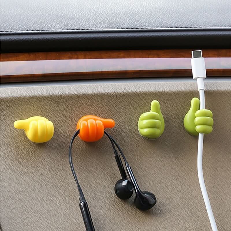 Clever Haken für Kabel, Bürsten, Kopfhörer und mehr (x10) 