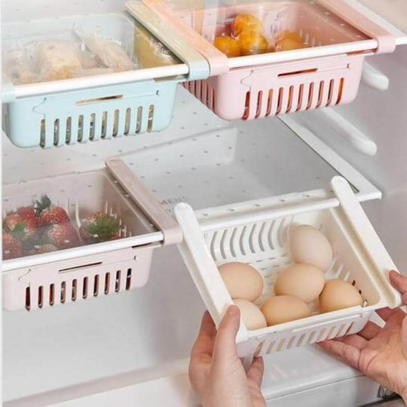 Verstellbarer Organizer für den Kühlschrank 
