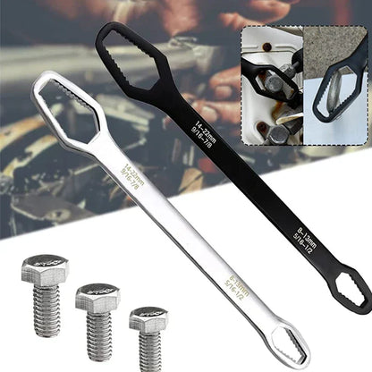 Robust multifunction key for various screws and nuts 