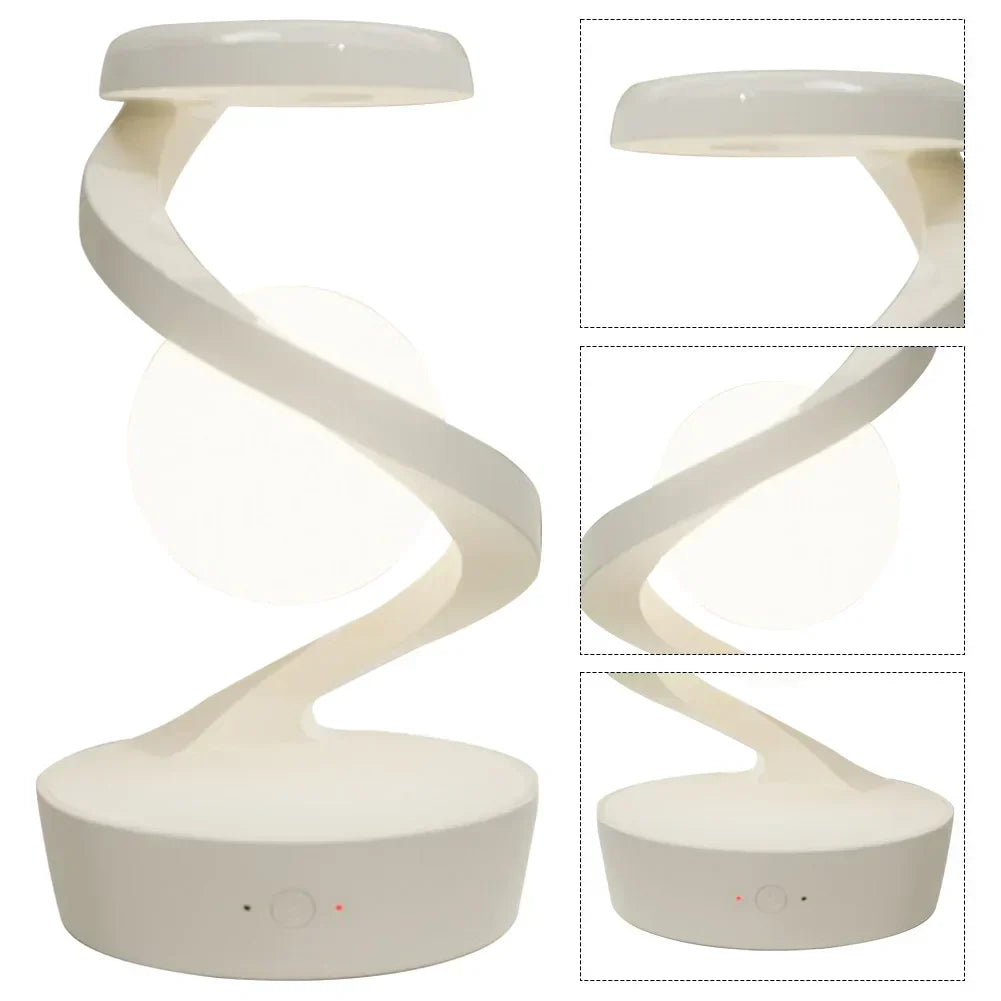 Designová LED lampa s integrovanou bezdrátovou nabíječkou 
