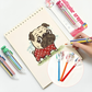 8-color pen in 1 – Instant creative drawing (x2) 