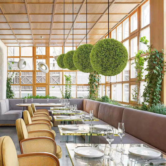 Natuurlijke elegantie zonder onderhoud voor uw ruimtes (x2)